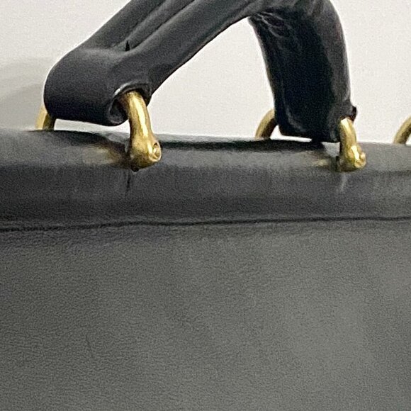 Coach Vintage Beekman Black Leather Briefcase - Style #5266 - Picture 13 of 17